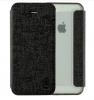 Луксозен кожен калъф Flip тефтер NX case за Apple iPhone 4 / iPhone 4S - черен