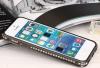 Луксозен метален Бъмпер / Metal Bumper Diamond за Apple iPhone 4 / iPhone 4S - черен с камъни