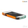 Силиконов Bumper / Walnutt / за Apple iPhone 5 / iPhone 5S - сив с оранжево и зелено