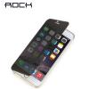 Луксозен кожен калъф тефтер ROCK DR.V Series за Apple iPhone 6 Plus 5.5'' - черен