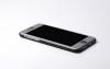 Алуминиев стъклен скрийн протектор / Tempered Glass Screen Protector Aluminum за Apple iPhone 6 4.7'' - тъмно сив