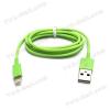 USB кабел за Apple iPhone 5 / 5S / 5C / iPhone 6 - зелен