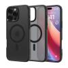 Оригинален гръб / кейс / Spigen Ultra Hybrid Case с безжично зареждане MagSafe за Apple iPhone 16 Pro Max (6.9) - черен / прозрачен