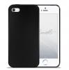 Силиконов калъф / гръб / TPU за Apple iPhone 6 / iPhone 6S - черен / мат
