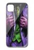 Луксозен стъклен твърд гръб за Apple iPhone 11 6.1" - Joker / Suit