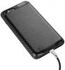 Луксозен твърд гръб / външна батерия / Battery Power Bank XO PB21 2500mAh за Apple iPhone 7 / iPhone 8 - черен / carbon
