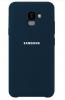 Оригинален гръб Silicone Cover за Samsung Galaxy J6 2018 - тъмно син