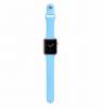 Силиконова каишка за Apple Watch 42 / 44мм - светло синя
