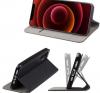 Кожен калъф Flip тефтер Magnetic Book със стойка за Samsung S26 FE - черен