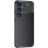 Луксозен силиконов калъф / кейс / Auto Focus Carbon Case Samsung Galaxy A27 - черен Карбон