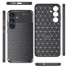 Луксозен силиконов калъф / кейс / Auto Focus Carbon Case Samsung Galaxy A27 - черен Карбон