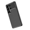 Луксозен силиконов калъф / гръб / кейс за Samsung Galaxy S26 Ultra - черен / Carbon
