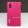 Заден предпазен капак / твърд гръб / за LG Optimus L5 E610 - розов / матиран