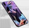 Луксозен стъклен твърд гръб за Huawei Y7 2019 - риби