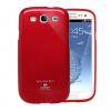 Силиконов калъф / гръб / TPU за Samsung Galaxy S3 I9300 / SIII I9300 - Mercury / червен