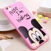 Ултра тънък силиконов калъф / гръб / TPU Ultra Thin за Apple iPhone 6 / iPhone 6S - Mickey Mouse / Pssst..I'm hiding