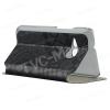 Луксозен кожен калъф Flip тефтер Baseus Brocade Series със стойка за HTC One Mini 2 / M8 Mini - черен