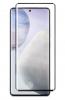 5D full cover Tempered glass Full Glue screen protector Samsung Galaxy S25 Ultra / Извит стъклен скрийн протектор с лепило от вътрешната страна за Samsung Galaxy S25 Ultra - черен кант