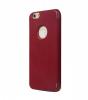 Луксозен кожен калъф Flip тефтер S-View Baseus Terse Leather Case със стойка за Apple iPhone 6 4.7" - червен