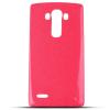Ултра тънък силиконов калъф / гръб / TPU Ultra Thin Candy Case за LG G4 - розов / брокат