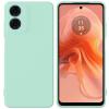 Силиконов калъф / кейс / Nano TPU за Motorola Moto G24 / G04 / E14 - мента гръб със защита за камерата