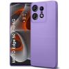 Силиконов калъф / кейс / Nano TPU за Motorola Edge 50 Pro - лилав гръб със защита за камерата