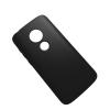 Силиконов калъф / гръб / TPU за Motorola Moto E5 Plus - черен / мат