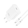 Зарядно устройство комплект XO CE15 PD с кабел 20W Type C 3A Quick Charging