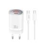 Зарядно устройство комплект XO CE21 PD 30W 1x Type C 1x USB + Type C - Type C кабел