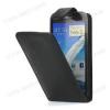 Кожен калъф Flip тефтер за Samsung Galaxy Note II / 2 N7100 - черен
