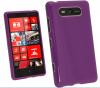 Силиконов калъф / гръб / TPU за Nokia Lumia 820 - лилав