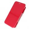 Луксозен кожен калъф Flip тефтер със стойка OPEN за Apple iPhone 7 / iPhone 8 - червен / гланц