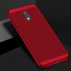 Луксозен твърд гръб за Nokia 3.1 2018 - червен / Grid