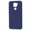 Луксозен силиконов калъф / гръб / Nano TPU за Xiaomi Redmi Note 9 - тъмно син