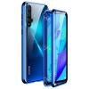 Магнитен калъф Bumper Case 360° FULL за Huawei Honor 20 / Huawei Nova 5T - прозрачен / синя рамка