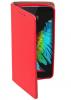 Кожен калъф Magnet Case със стойка за Samsung Galaxy A6 Plus 2018 - червен