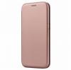 Луксозен кожен калъф Flip тефтер със стойка OPEN за Samsung Galaxy A32 5G - Rose Gold