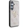 Оригинален калъф / гръб / GUESS 4G Classic Logo кейс за Samsung Galaxy S25 - розов
