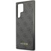 Оригинален калъф / гръб / GUESS 4G Metal Gold Logo кейс за Samsung Galaxy S24 Ultra - черен