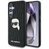 Оригинален силиконов калъф / гръб / Karl Lagerfeld кейс за Samsung Galaxy S25 Ultra - черен Karl Head