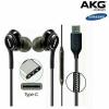 Оригинални стерео слушалки AKG / handsfree / за Samsung Galaxy A56 Type-C - черни