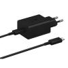 Оригинално Зарядно SAMSUNG 45W 220v Super Fast Charger с USB-C комплект с кабел Ep-Ta800xbe - Samsung S25 / S25 Plus / S25 Ultra