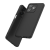 Силиконов калъф / кейс за Honor X5c / X5c Plus - черен гръб със защита за камерата