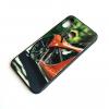 Луксозен стъклен твърд гръб за Samsung Galaxy A10 - оранжева кола