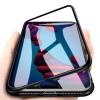 Магнитен калъф Bumper Case 360° FULL за Samsung Galaxy S8 G950 - прозрачен / черна рамка