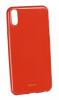 Луксозен силиконов калъф / гръб / TPU Roar LA-LA Glaze Series за Huawei P20 - червен / брокат