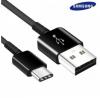 Оригинален USB кабел за зареждане и пренос на данни за Samsung Galaxy A03s Type-C - черен