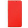 Кожен калъф Magnet Case със стойка за HTC Desire 650 - червен