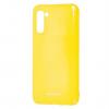 Силиконов калъф / гръб / Molan Cano Glossy Jelly Case за Samsung Galaxy Note 10 N970 - жълт / гланц / брокат