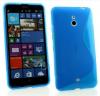 Силиконов калъф / гръб / TPU S-Line за Nokia Lumia 1320 - син